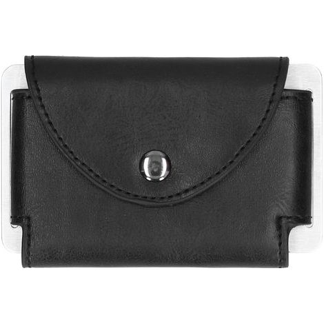 Porte-cartes RFID portable en cuir PU, étui de rangement pour cartes professionnelles, portefeuille pour hommes et femmes (1/5)
