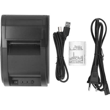 Imprimante thermique 203 dpi, imprimante d'étiquettes de bureau haute vitesse avec connectivité USB et Bluetooth, commande vocale