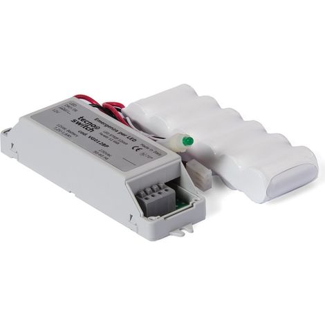 Complesso Emergenza Per Led Da 3 A 12 Led 3 ( Tecnoswitch Cod. Vg001Bp )