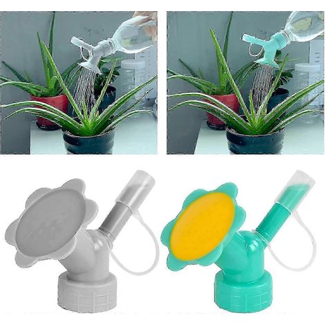 Lot de 4 mini bouchons arroseurs, embouts d'arrosage en plastique PP, transforment les bouteilles vides en arrosoirs pour bonsaïs, plantes d'intérieur et jardin. (1/5)