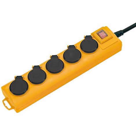 Bloc multiprise IP44 BRENNENSTUHL, nombre de prises: 5 (1/3)