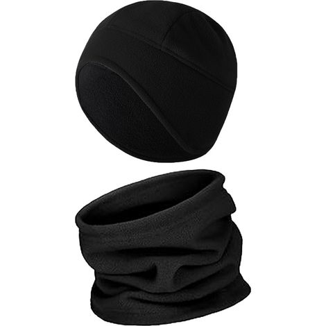 Ensemble bonnet et écharpe d'hiver, coupe-vent, casquette de crâne de Ski, cache-cou, guêtre pour le visage (1/5)