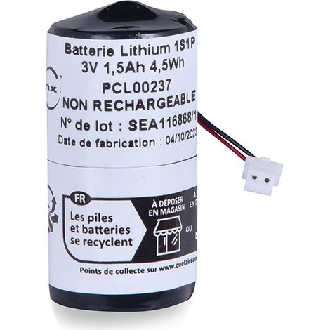 Energizer - Pile lithium CR123A 3V 1500mAh JST