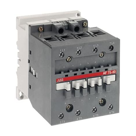 Contacteur ABB série 1SBL41, 4 pôles , 4NO, 125 A, 20 60 V c.c., 40 kW ( Prix pour 1 )