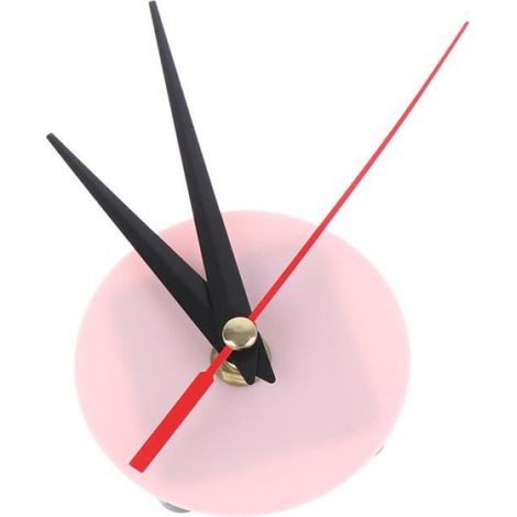 Rose Montre à Quartz silencieuse, 1 pièce, bricolage, horloge murale ronde, mécanisme de mouvement, pièces de (1/4)