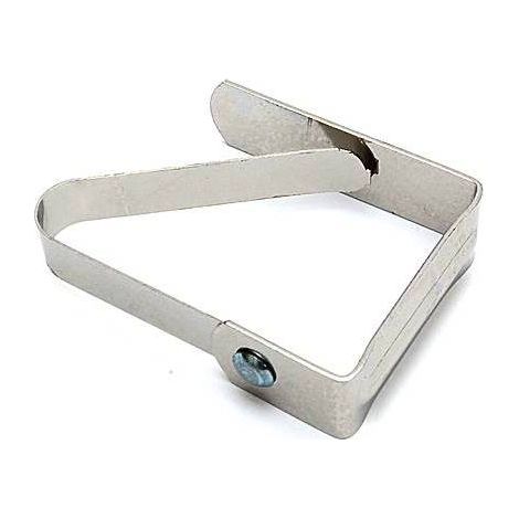 50 x FERMATOVAGLIA NICHELATO 40X50 MM