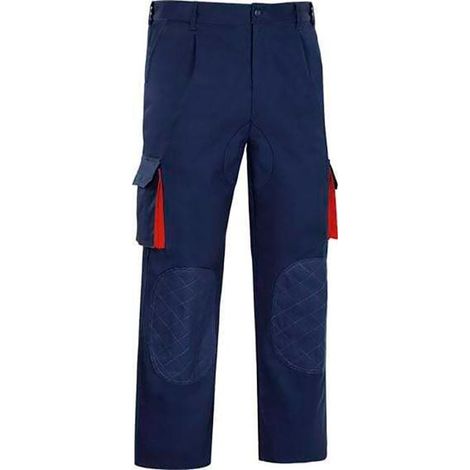 Pantalon Cargo Tergal Vesin PRGM33AM Azul Marino - Rojo50Azul Marino - Rojo 50