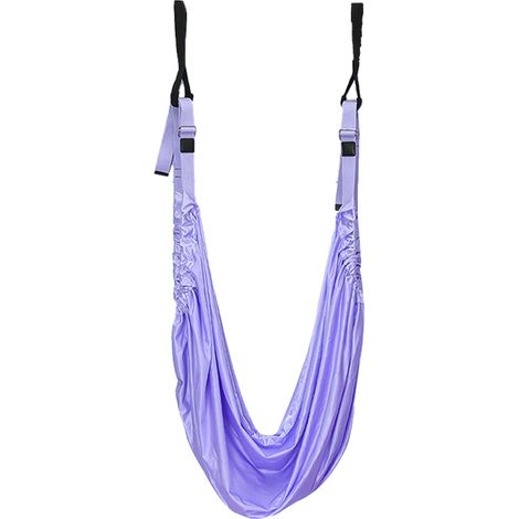 Sangle De Stretching - Réglable En Hauteur Et Angle - Pour Yoga Aérien Pilates Rééducation - 2 Ancrages Porte - 1 Pièce (1/5)
