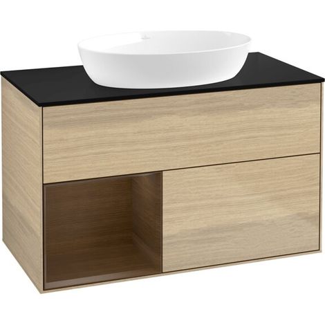 Villeroy & Boch FA12GNPC Armoire sous-lavabo Finion FA1 (1/2)