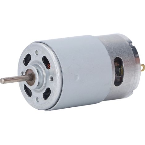 19-Zahn-Gleichstrommotor mit Bürsten, Edelstahlgehäuse, Kupferwicklung, hohes Drehmoment (30.000 U/min), für elektrische Kinderautos (1/5)