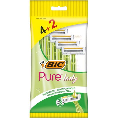 Maquinilla de Afeitar Bic Purelady (6 uds)