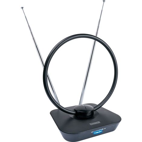 Schwaiger DVB-T2 Zimmerantenne ZA8960 013 schwarze Flachantenne für den Innenraum, aktiv Antennen & Koaxkabel (1/5)