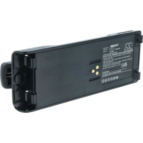 vhbw Akku kompatibel mit Motorola MT2000, MTS2000, MTS2010, MTS2013, MT2100, MTX9000, MTX8000 Funkgerät, Walkie Talkie (1800 mAh, 7,4 V, Li-Ion)