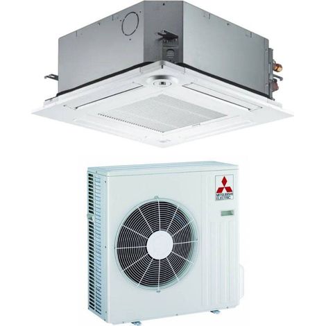 Mitsubishi Climatizzatore Monosplit a Cassetta 60x60 SLZ-M50FA2 18000 btu Inverter R-32 Wi-Fi Optional Classe A++