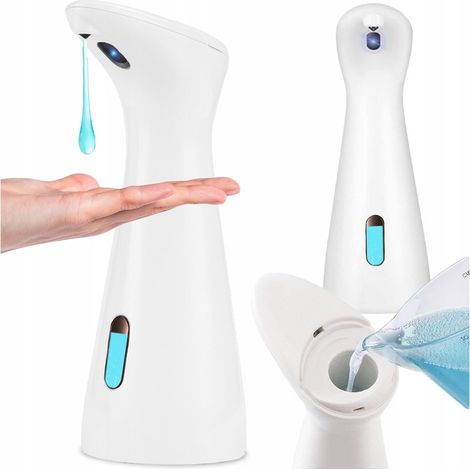 Dispensador automático de jabón líquido sin contacto con sensor, 200 ml. (1/5)
