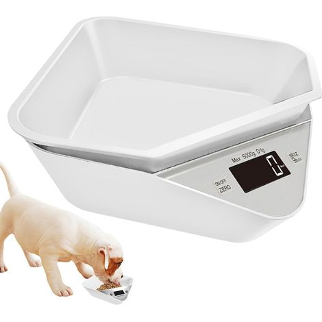 Balance Alimentaire Numérique Pèse Animaux De Compagnie Et Petits,Animaux, Plateau Détachable, Mesure Précise Du Poids Balance Multifonction (1/5)