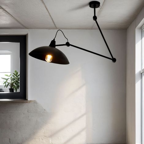Flexible Deckenleuchte höhenverstellbar für Wohnzimmer