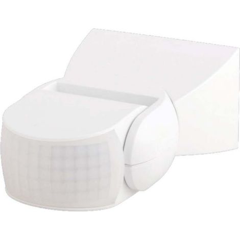 V-TAC VT-80300 Sensore movimento pir 180° 300W 12mt infrarosso crepuscolare colore Bianco IP65 - 23161 (1/5)
