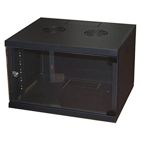 Link Accessori LK1907UN étagère 6U Rack monté sur le mur Noir (1/5)