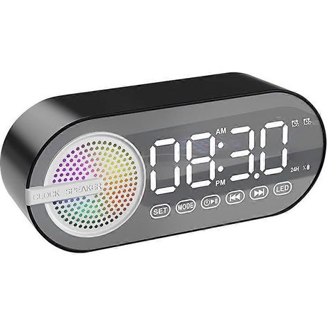 Réveil silencieux avec haut-parleur Bluetooth sans fil (1/5)