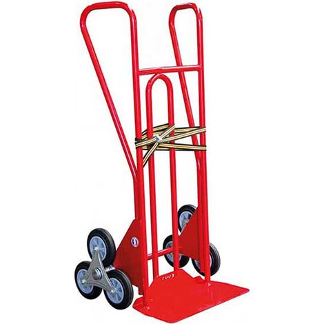 Carrello a 3 ruote, capacità di carico 250 kg - Ruote di gomma - 810210030