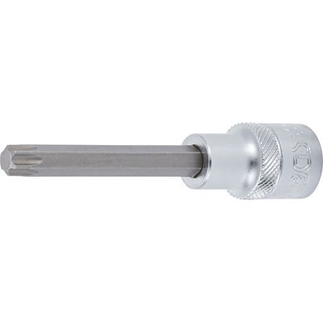 Punta de vaso longitud 100 mm entrada 12,5 mm (1/2") perfil en T (para Torx) T50 (1/2)