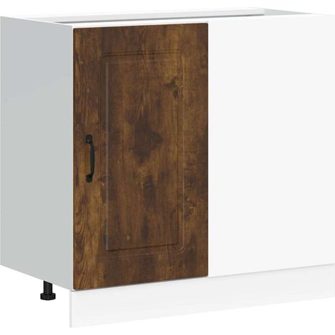 Maison Exclusive - Base da Cucina Kalmar Rovere Fumo in Legno Multistrato