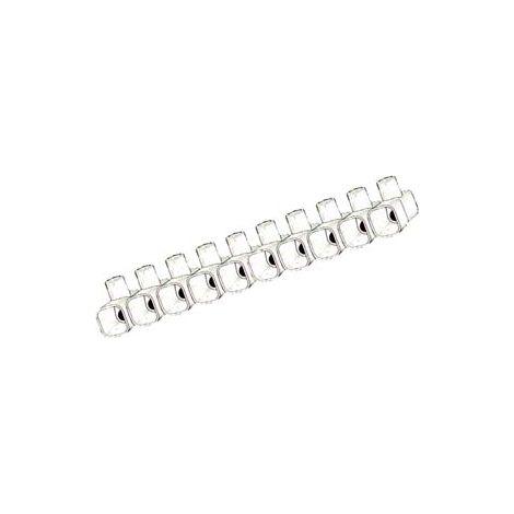 CONNETTORI A PIPA- - mm.2,5 in stecca pz.10 - 10 pezzi