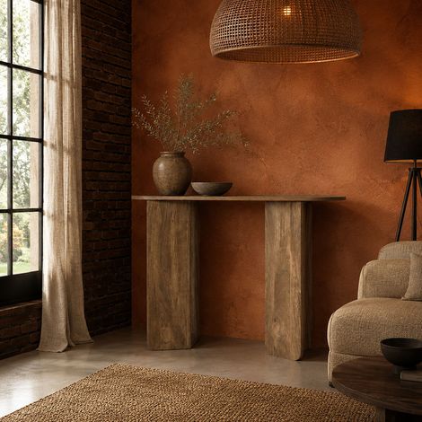 Console - HOME DECO FACTORY - Heritage - Classique - Bois - Marron