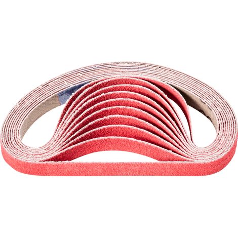 PFERD TOOLS Keramikkorn Schleifband BA 12x330mm CO-COOL80 für Edelstahl-Schliff mit Bandschleifer 100 Stk (1/4)