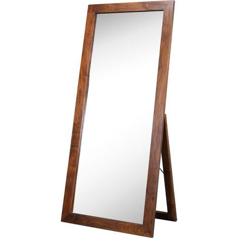 Standspiegel Akazie 75x3x175 nougat lackiert OXFORD 319