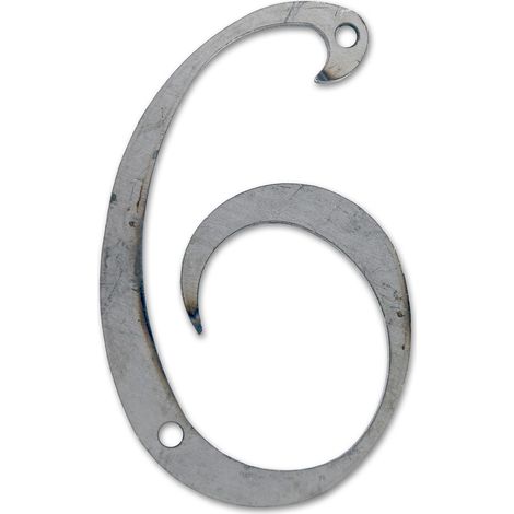 Chapuis cpf6 numero a dipingere 6 polizia French acciaio, Grigio, 12 cm