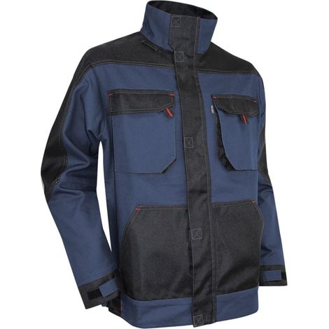 Blouson veste de travail bicolore Bleu/Noir - 2169 BRAISE - LMA - taille M (1/2)