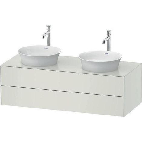 DU WTU White Tulip wandh,2 SchKa,beid. 4 08x1300x550mm, Weiß Hochglanz ohne ES (1/4)
