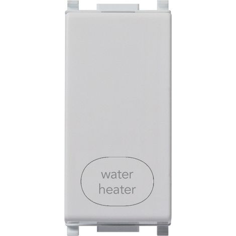 VIMAR - 14016.WH.SL 2P 20AX Interrupteur chauffe-eau/eau argenté