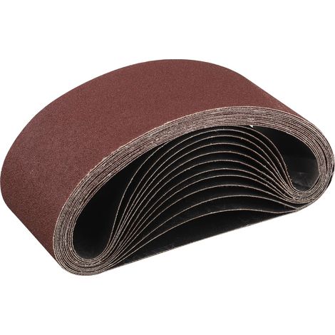 Bande Abrasive 75x 457 mm,12PCS 100 grain Ensemble de Bandes Abrasives - (1/5)