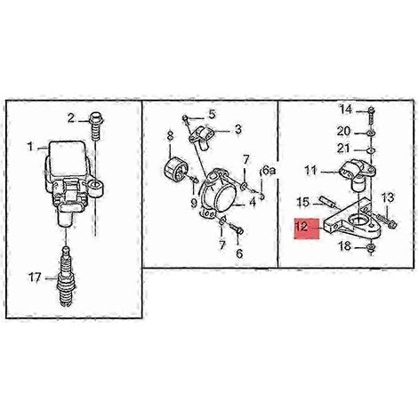 Volvo XC60 S80 S60 Nockenwellenpositionssensor-Halterung 30637802 1999-2006 Edition 1028