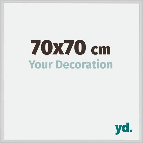 yd. - Cadre photo 70x70 - Argent Mat - Aluminium - Miami (1/5)