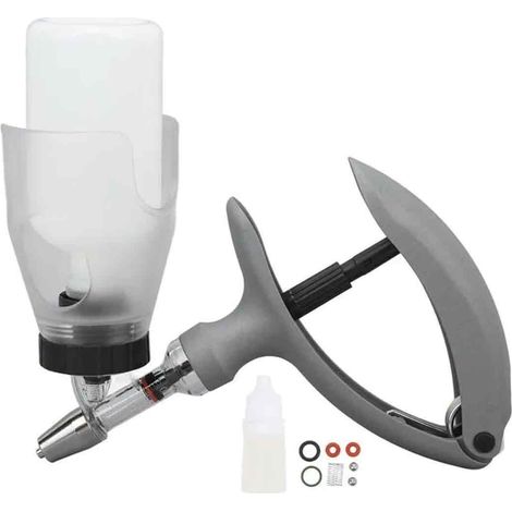 Injecteur Animal - Seringue Continue Réglable Automatique - Pour Vaccination Bétail - Plage 0,1 à 2 ml - Mécanisme PZCC - 1 Pièce (1/5)