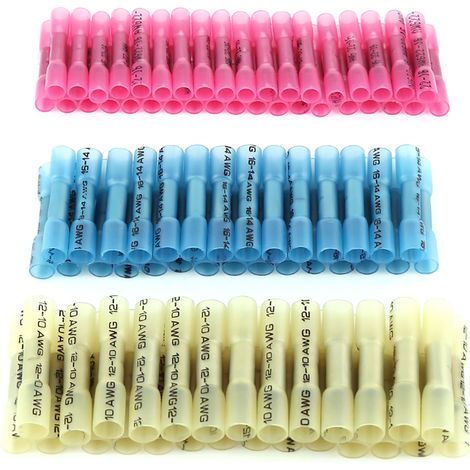 300pcs AWG Heat Shrink Wire Connectors Electrical Terminals Assortment Kit