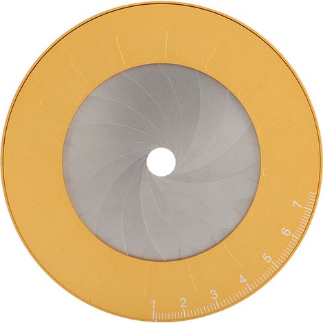 Cercle à tracer métal rond professionnel, règle de dessin ajustable (1/5)