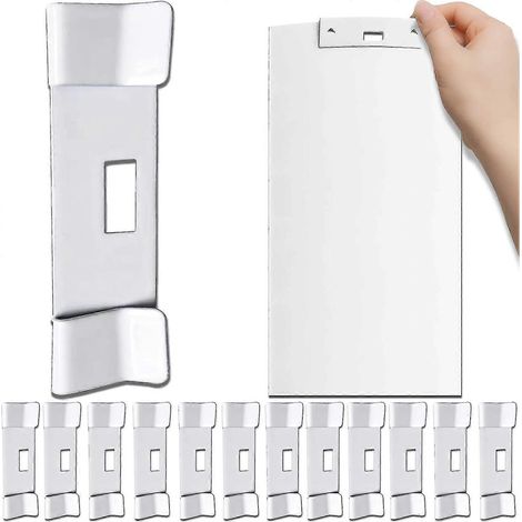 Lot de 12 protège-lames métalliques pour stores verticaux (1/4)