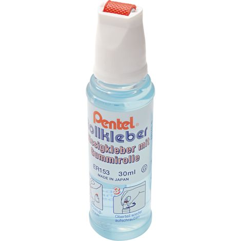 Colla liquida Pentel con rullo in gomma ER153 (1/2)