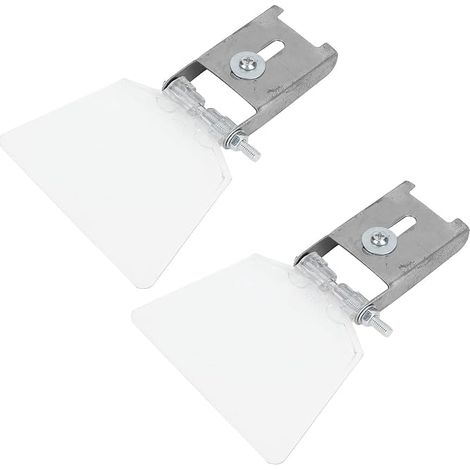 2 Pieces Visor Grinder Wheel Bench 304 Small Stainless Steel Case Tool Shield Fixing Accessories S (1/5)