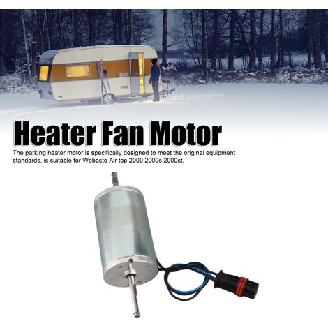 Moteur pour Chauffage de Parking Webasto Air Top 2000/2000s/2000st - 12V/24V 4500rpm Construction Métal