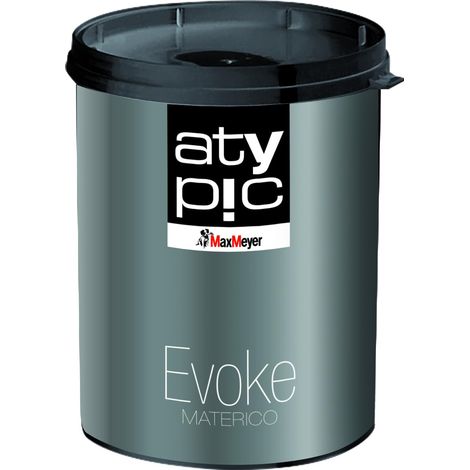 MAXMEYER Evoke Materico, Pittura Decorativa Effetto Sabbioso e Ruvido, Pietra, 1 L