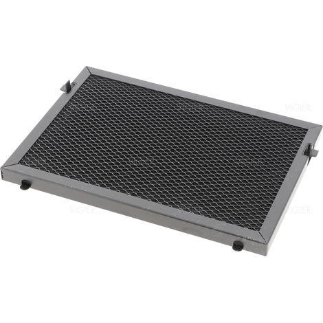 Filtre à charbon pour hotte encastrée – Dimensions 250x175mm – Régénérable au four à 200° – Compatible avec modèles Cover, Elle, NRS – Falmec