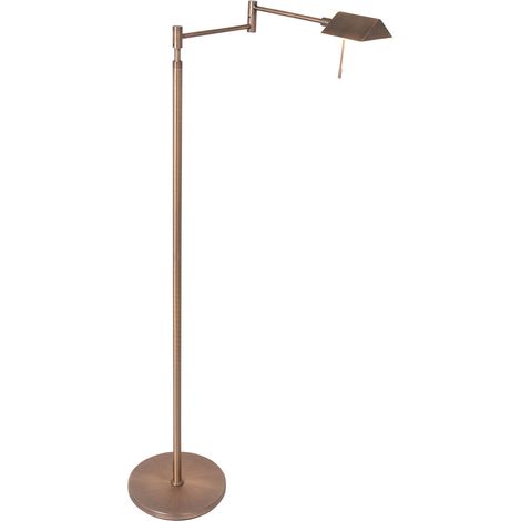 Steinhauer - lampada da terra - Retina - bronzo - vetro metallo - (1/4)