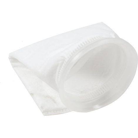 Sac Filtre Nylon Maille Blanc Réutilisable Non Toxique Filtrer Pâtes et Déchets - Filtration Parfaite 200um (1/4)