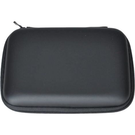 Disque Dur Portable Dur Antichoc Glissiere Housse Sac 2.5\" HDD Sac Etui Noir (1/3)